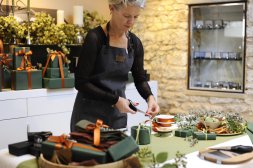 Celebrity gift-wrapper makes her presents felt in the Cotswolds Image