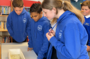School finds wriggle room for 100 eels Image
