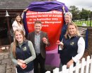 Malvern Autumn Show rolls out its new giant red apple Image